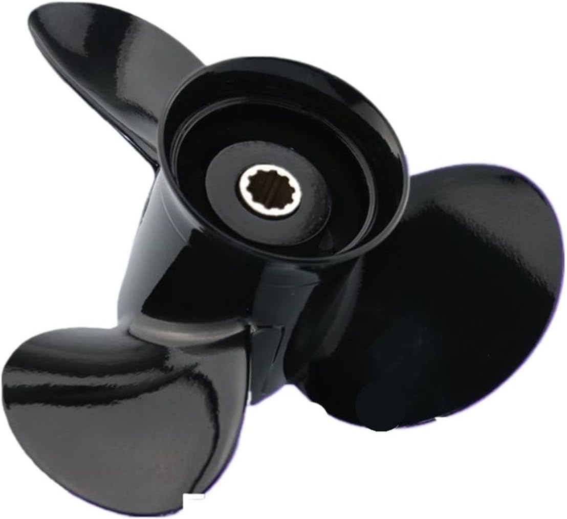 9 7/8 x 13 マリンボート 船外機プロペラ アルミニウム ホワイト 3